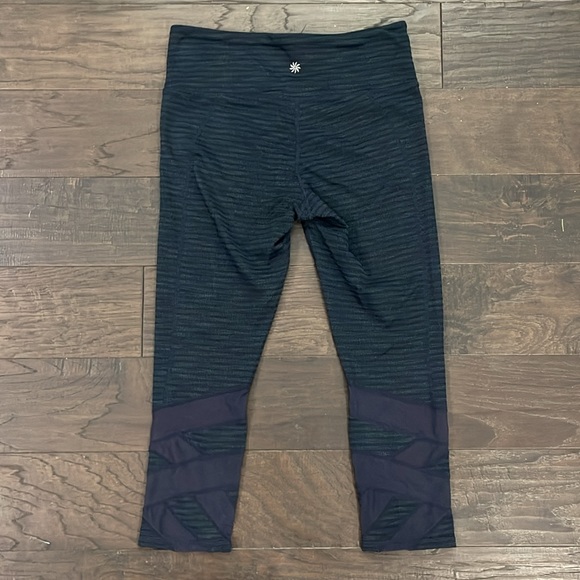 Athleta Women’s Leggings/Yoga Pants Size Small Navy Blue - Picture 5 of 5